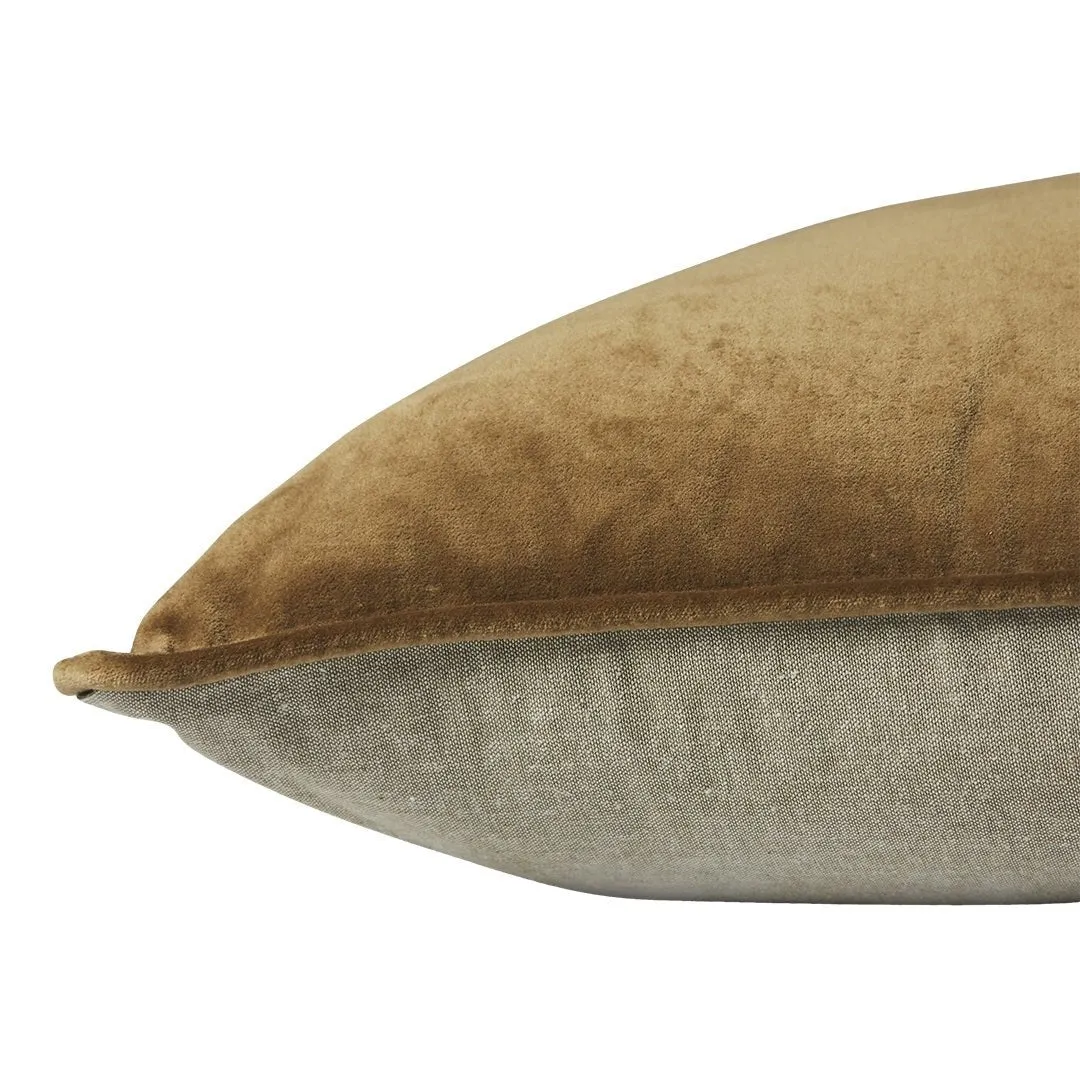 Bahama Velvet Cushion Cover Set - Caramel