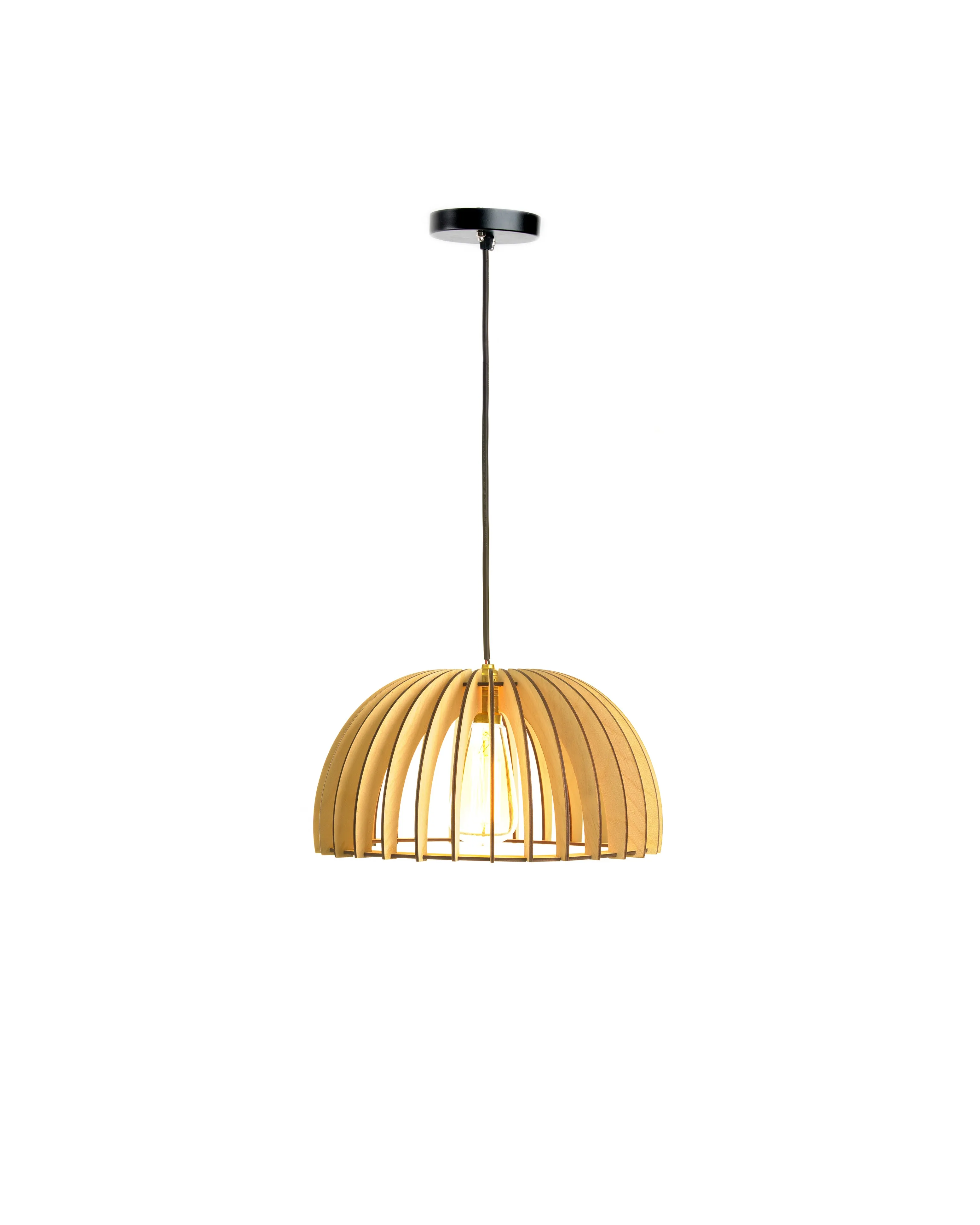 Bangu Birch Wood Ceiling Lamp