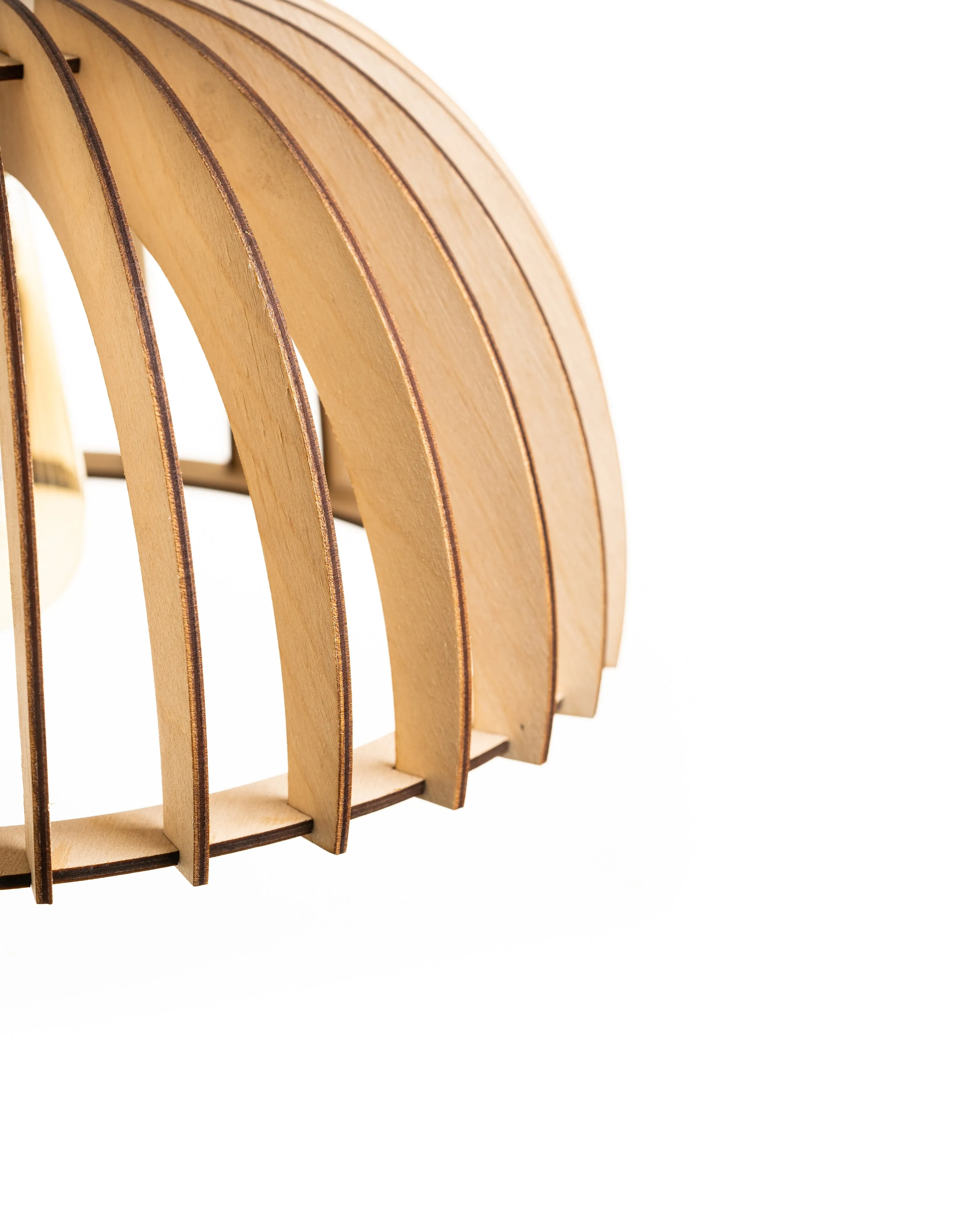 Bangu Birch Wood Ceiling Lamp