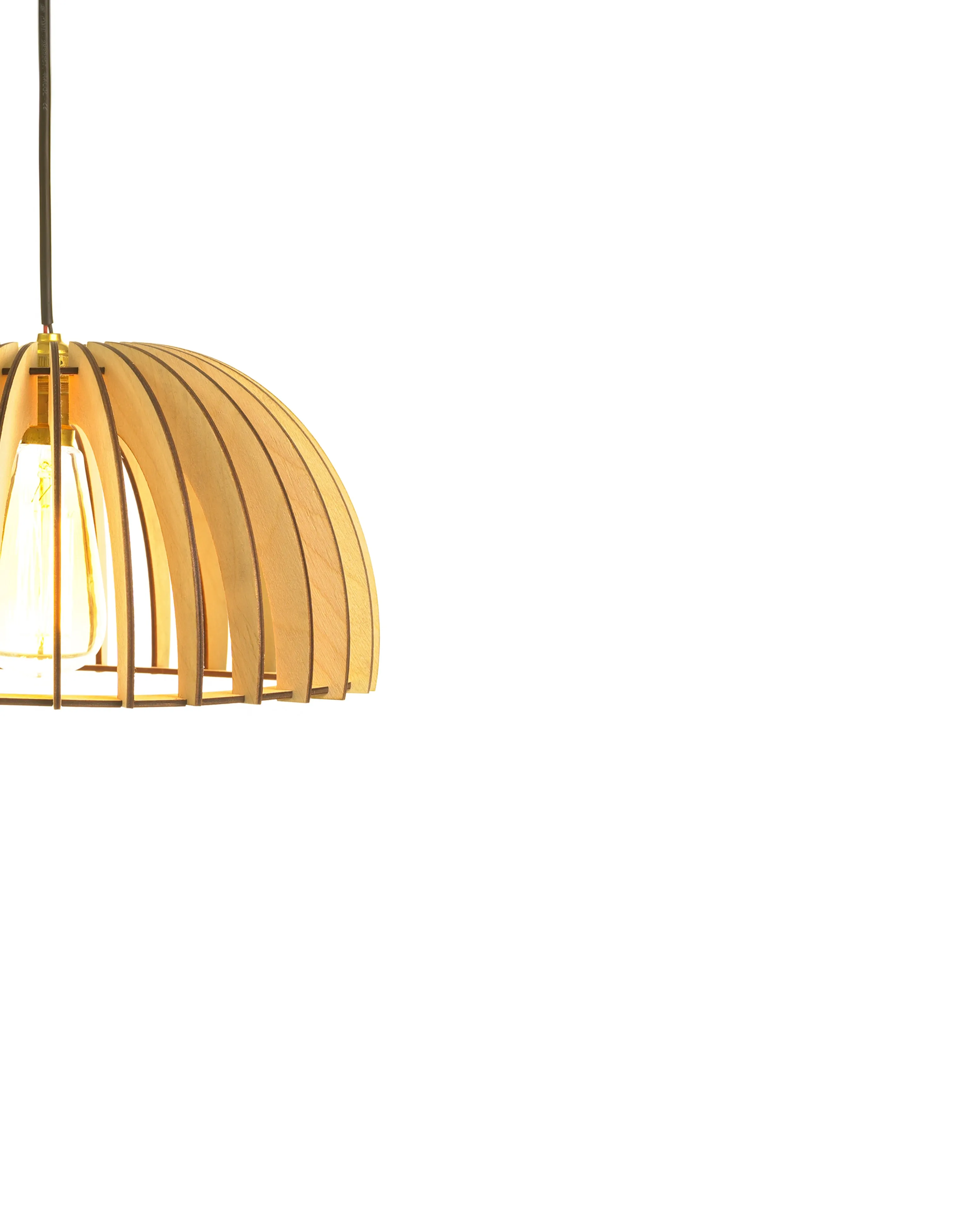 Bangu Birch Wood Ceiling Lamp