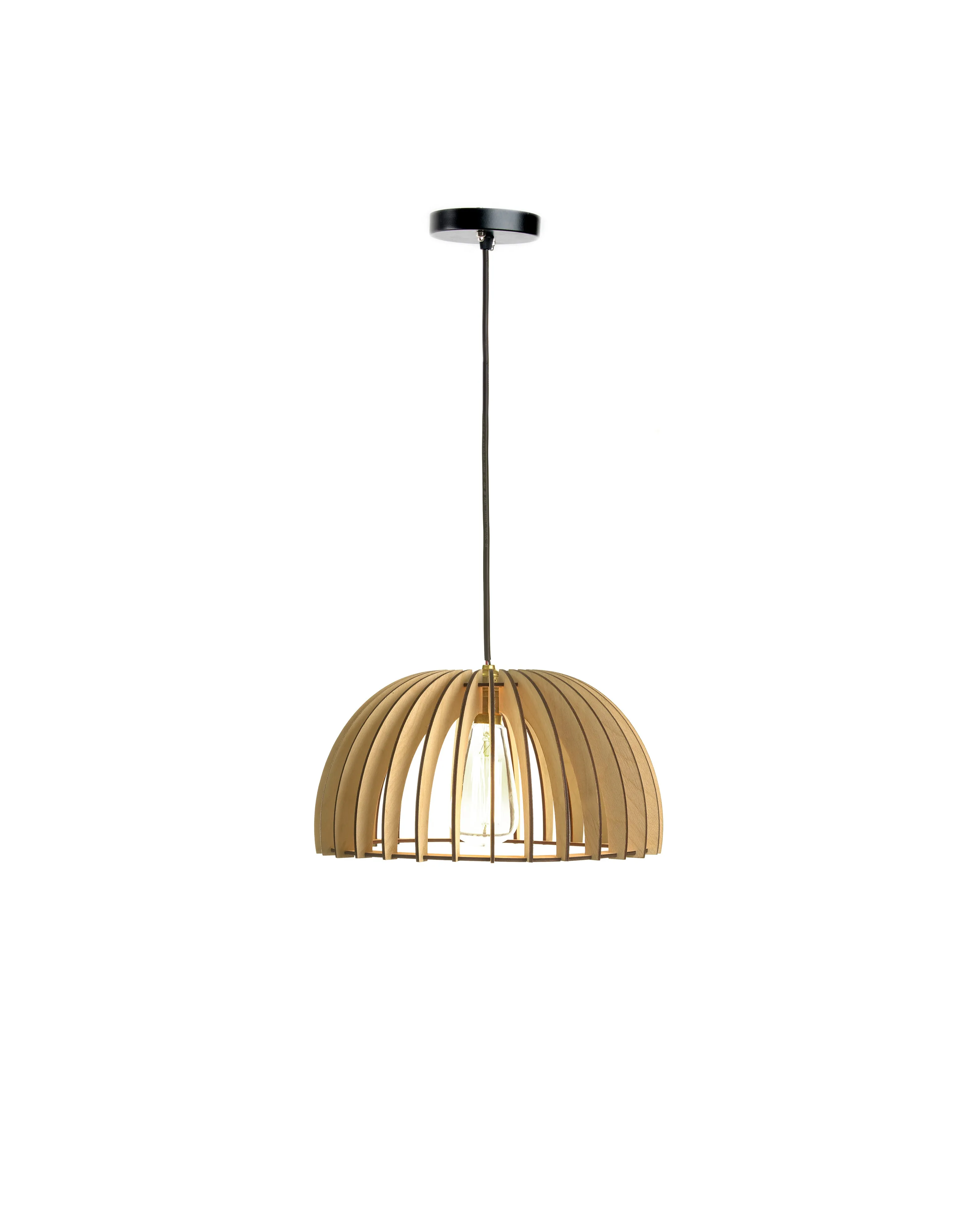 Bangu Birch Wood Ceiling Lamp
