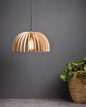 Bangu Birch Wood Ceiling Lamp