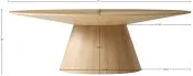 Beckwith 72" Oval Dining Table
