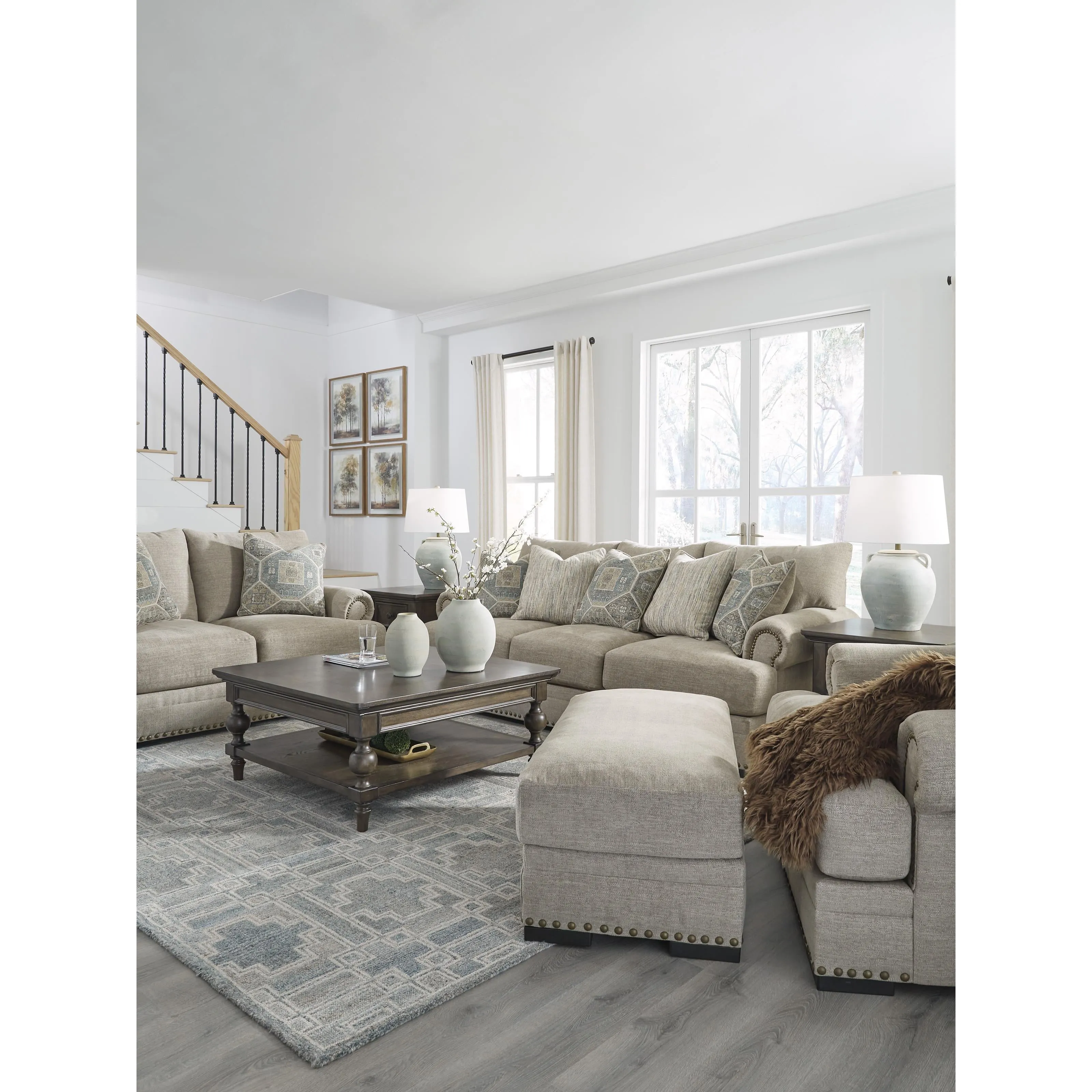 Benchcraft Galemore Stationary Fabric Loveseat 2700435