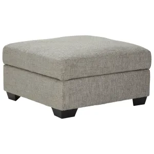 Benchcraft Megginson Fabric Storage Ottoman 9600611