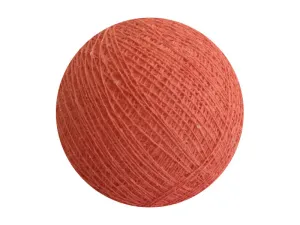 Bindi Cotton Ball Lantern Peach
