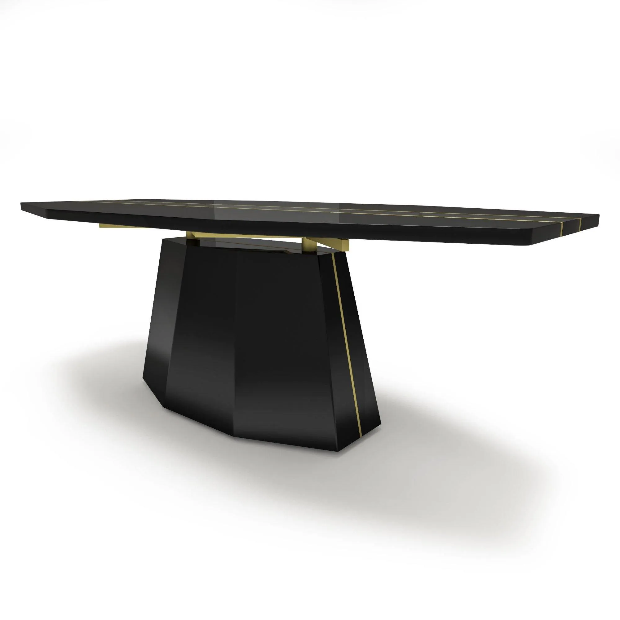 Black Line River Dining Table