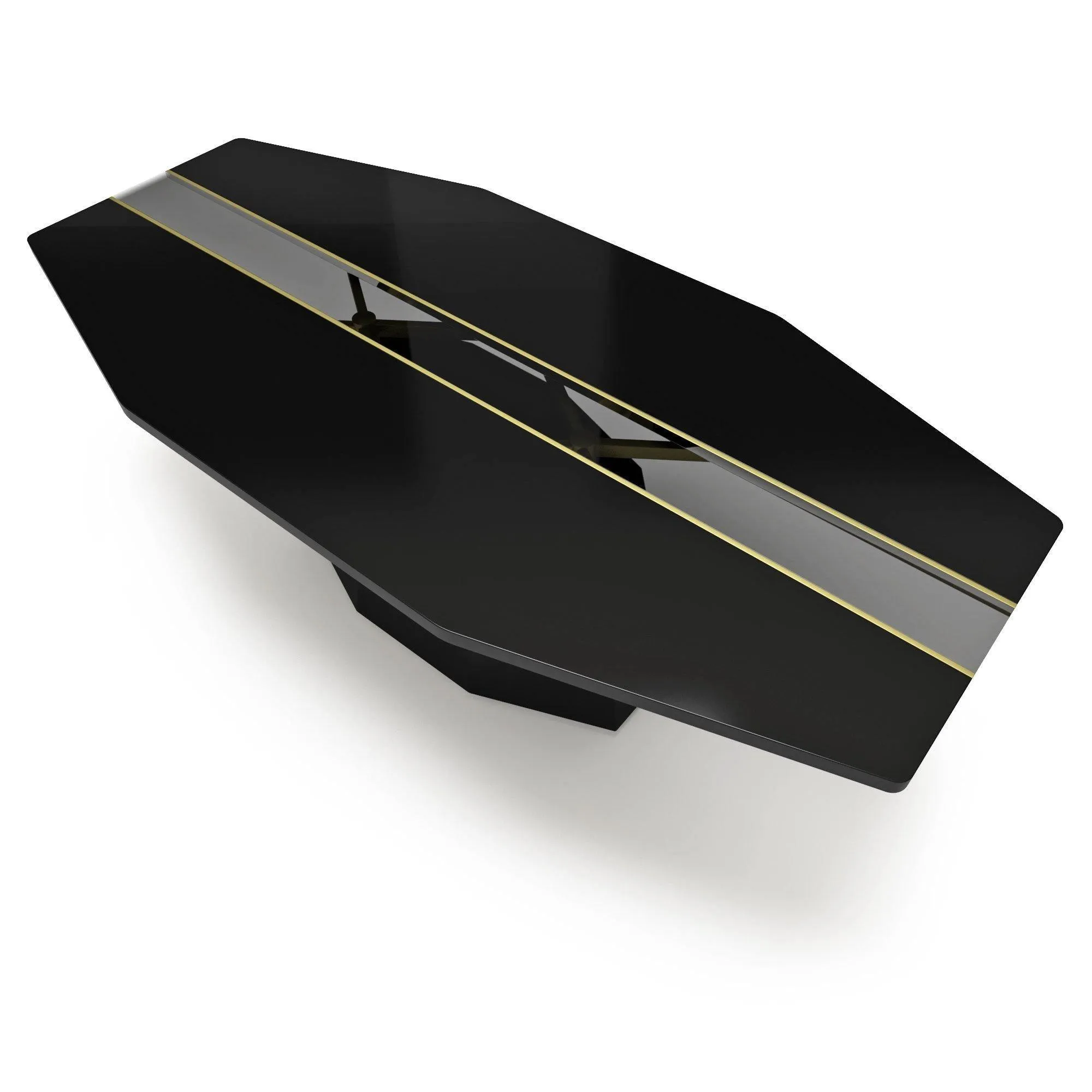 Black Line River Dining Table