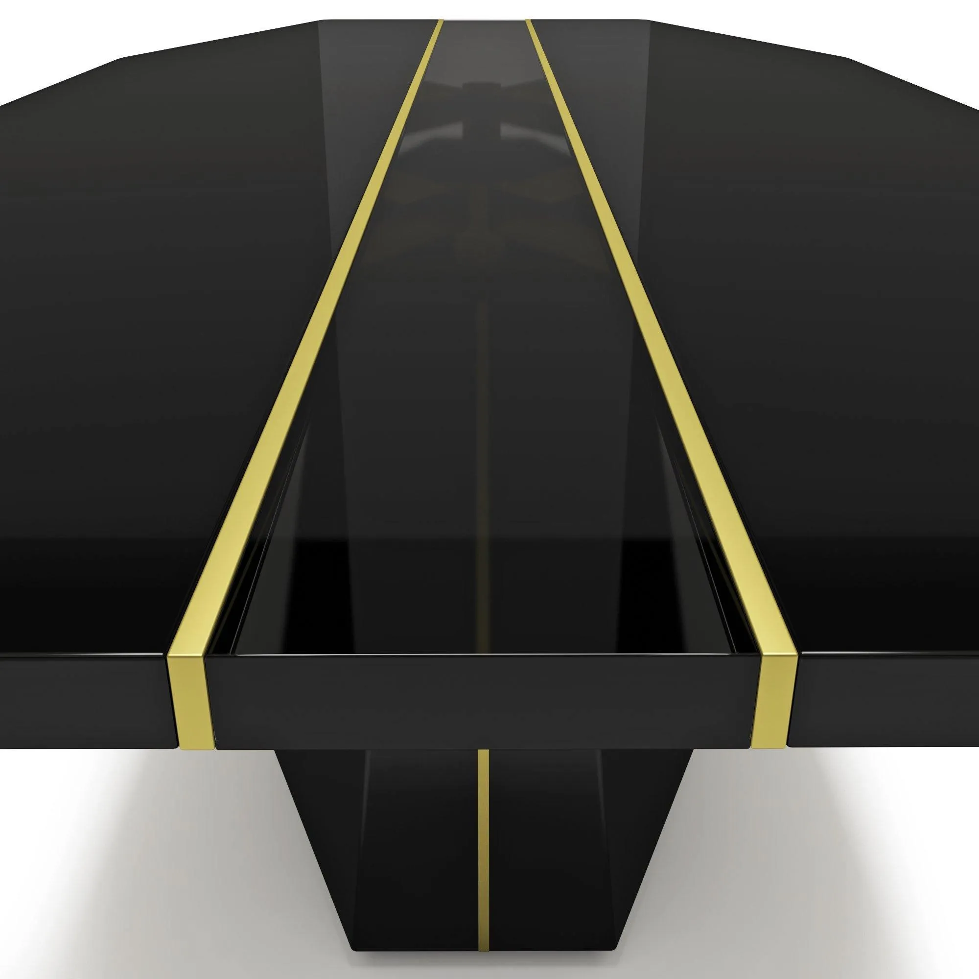 Black Line River Dining Table