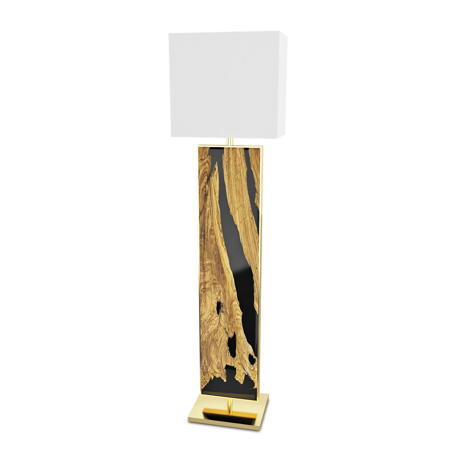 Black Menthe Floor Lamp