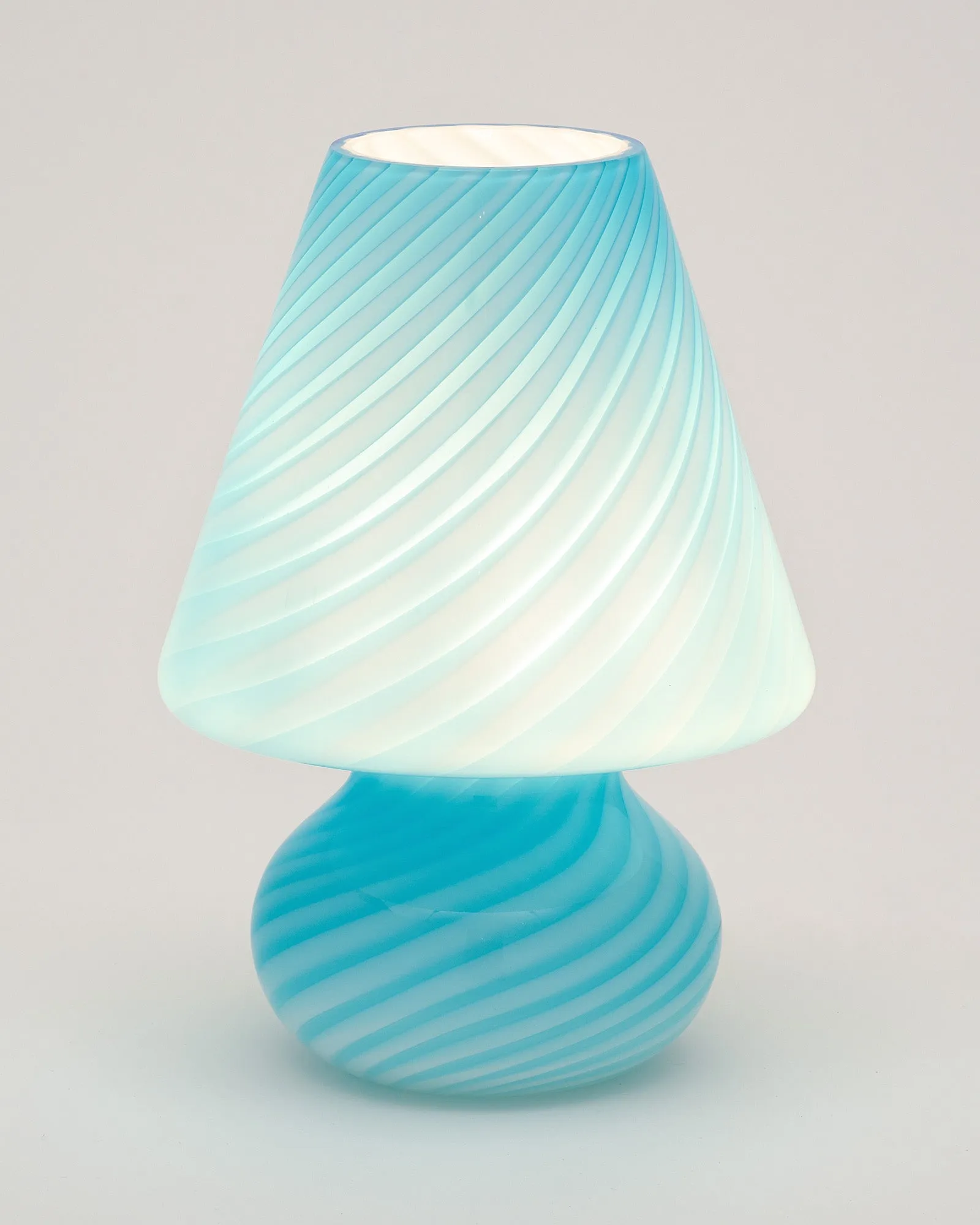 Blue Murano Glass “Fungo” Lamp