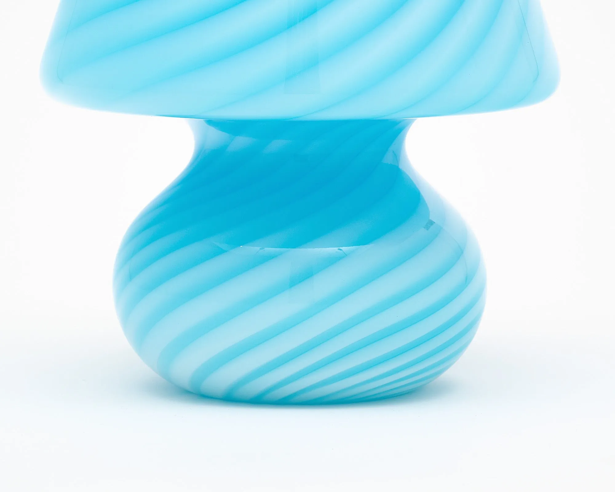 Blue Murano Glass “Fungo” Lamp