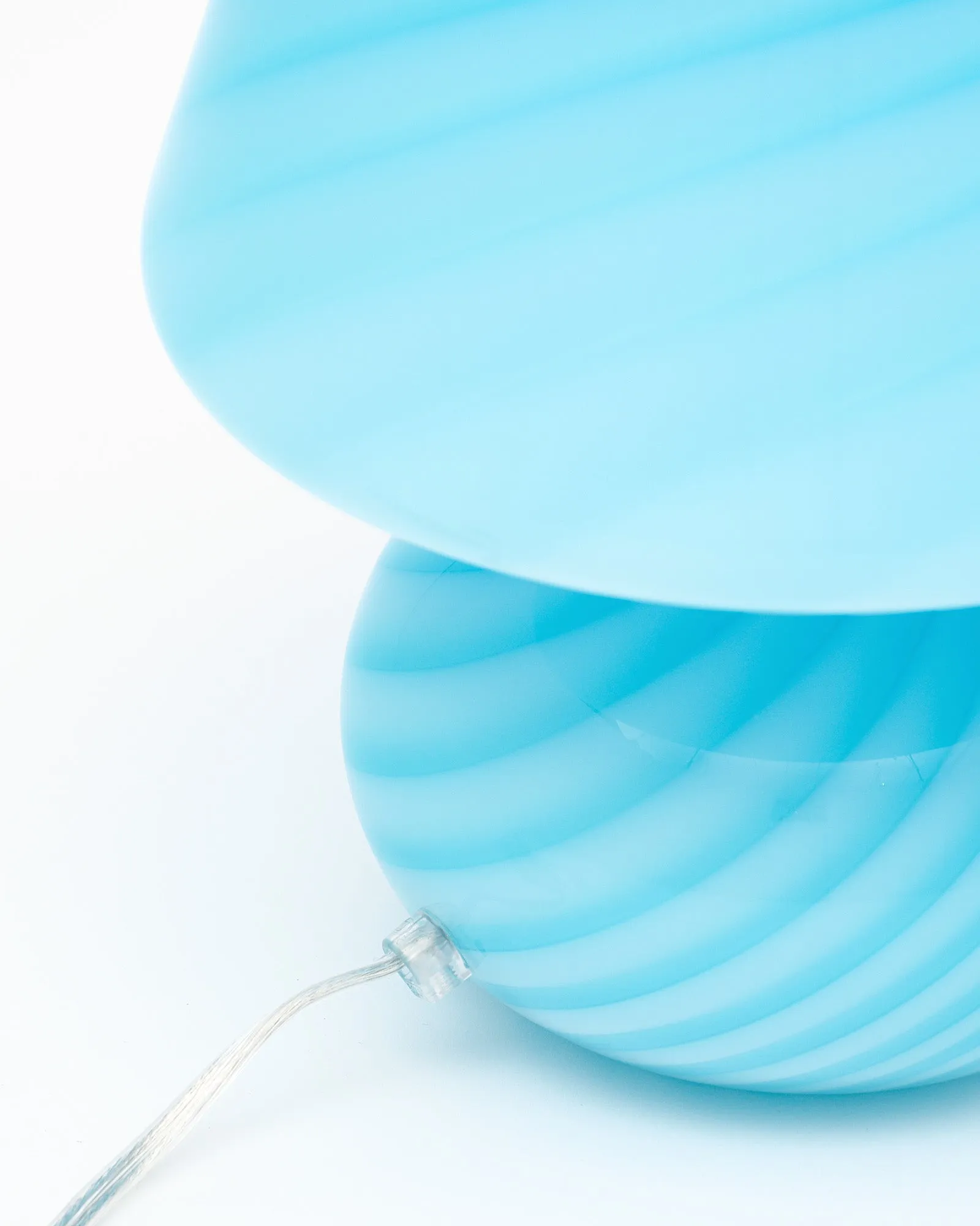 Blue Murano Glass “Fungo” Lamp