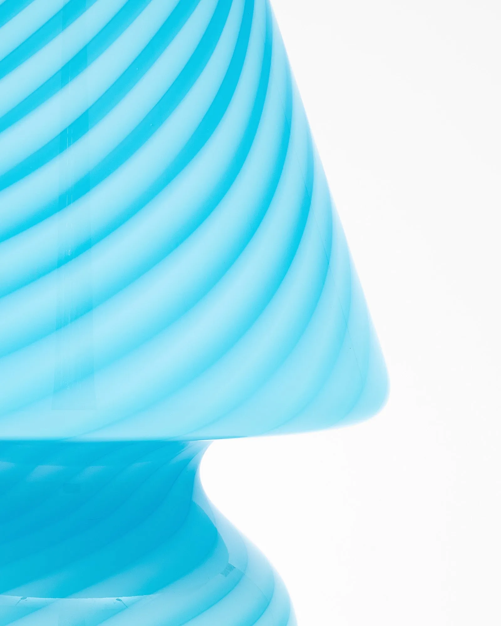 Blue Murano Glass “Fungo” Lamp
