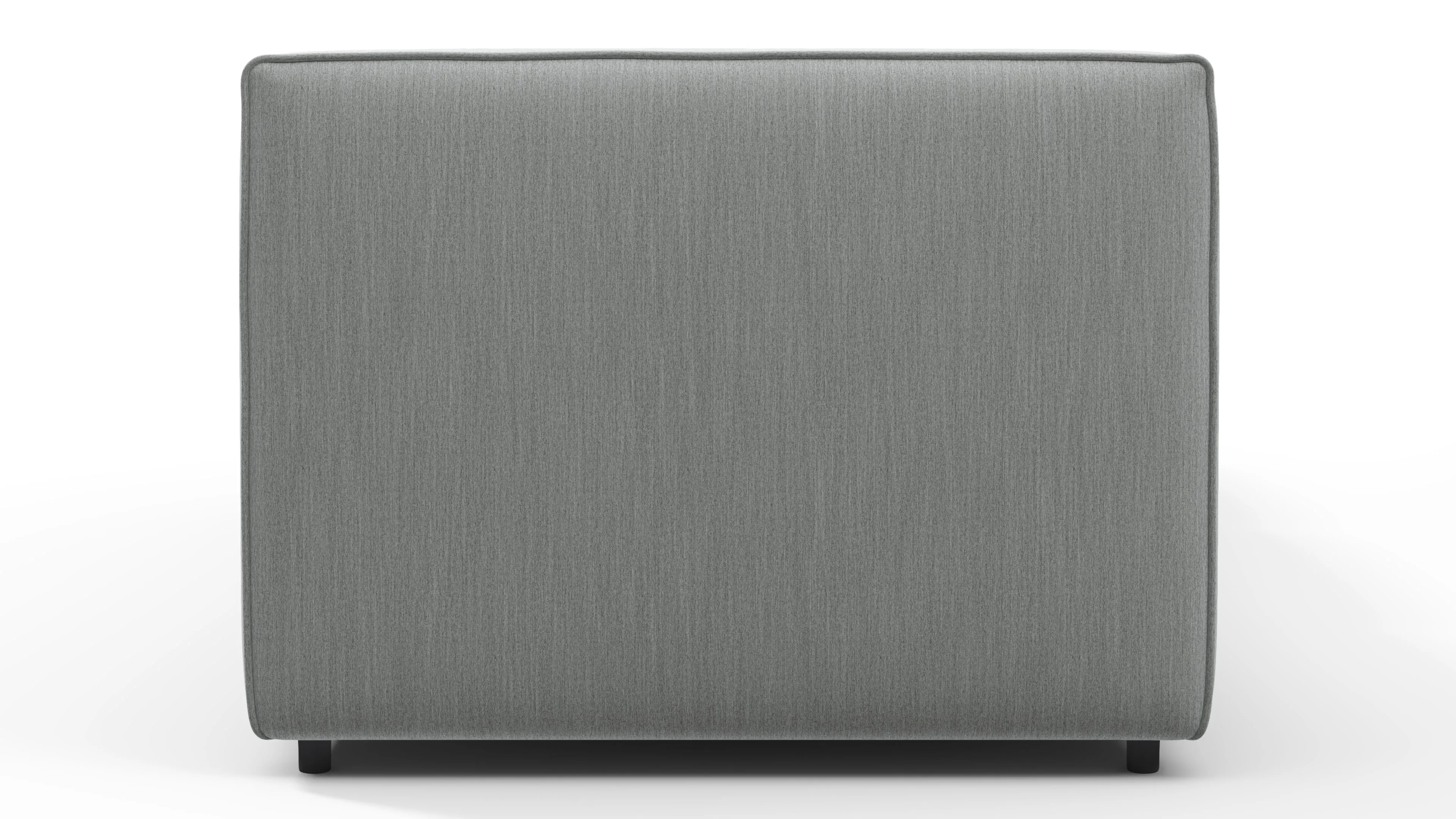 Bond - Bond Outdoor Sectional, Large Open End, Right, Dove Grey Performance Weave