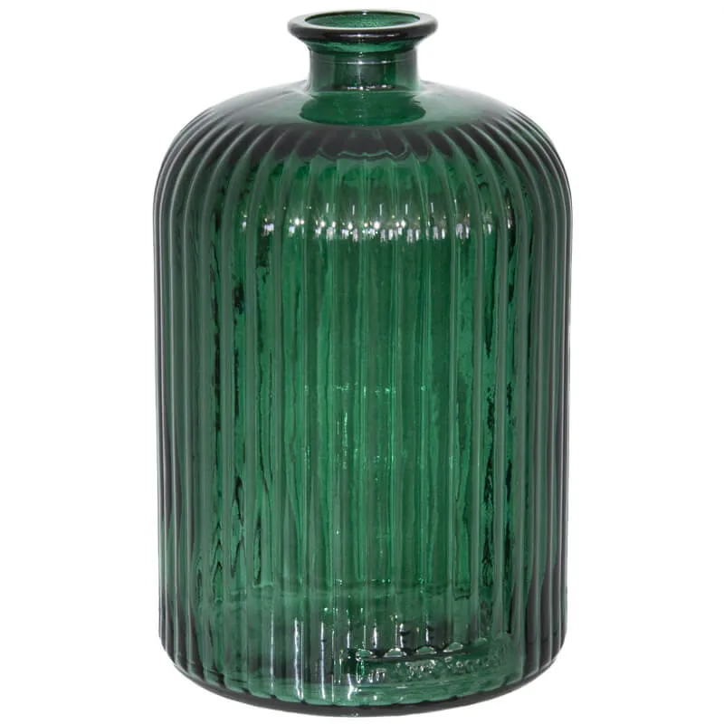 Bottle Forest Green Vase (23 cm)