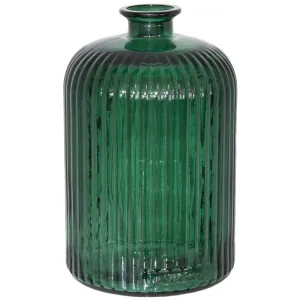 Bottle Forest Green Vase (23 cm)