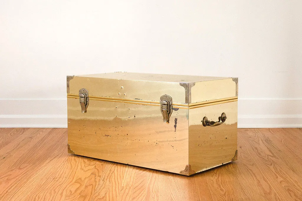 Brass Trunk Coffee Table