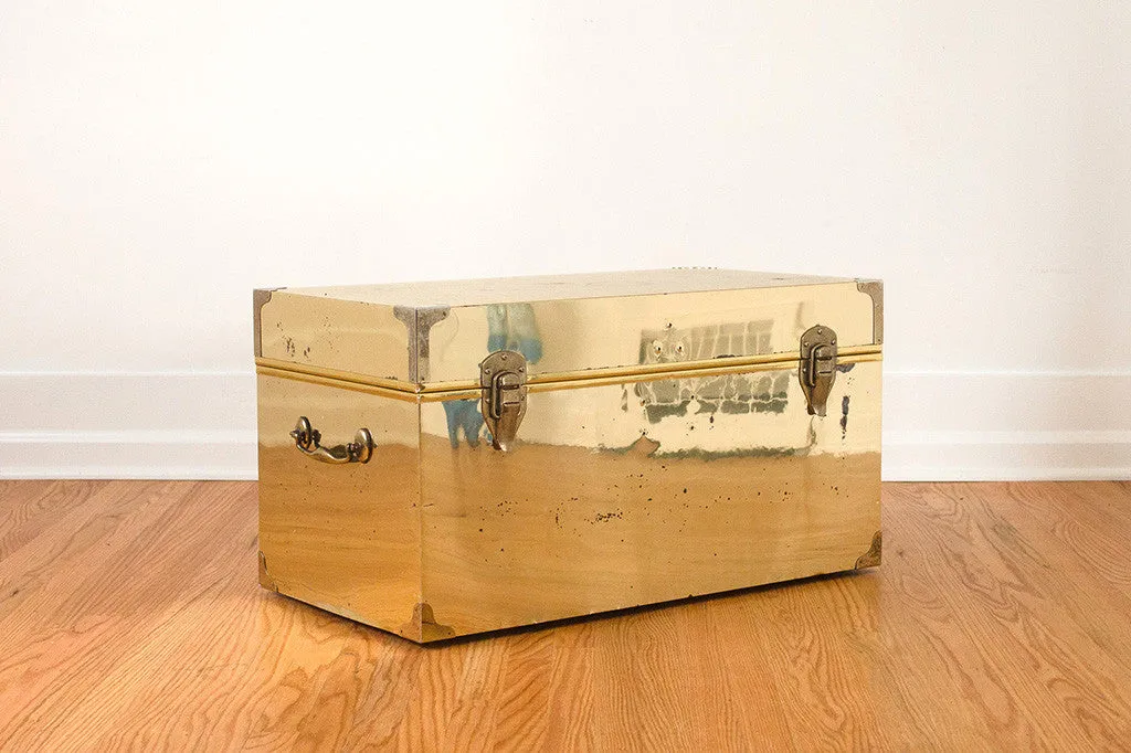 Brass Trunk Coffee Table