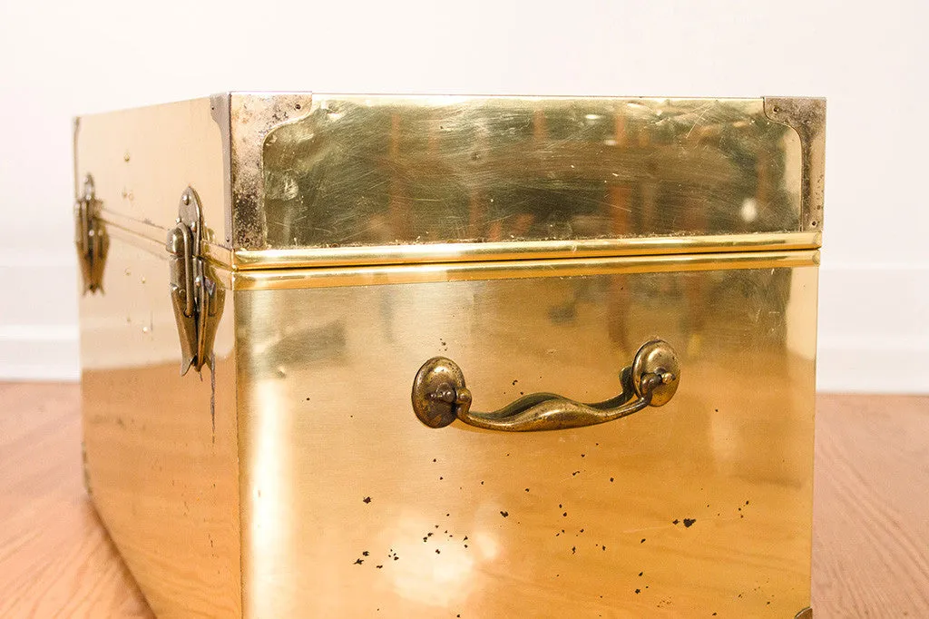 Brass Trunk Coffee Table