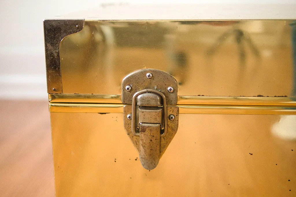 Brass Trunk Coffee Table
