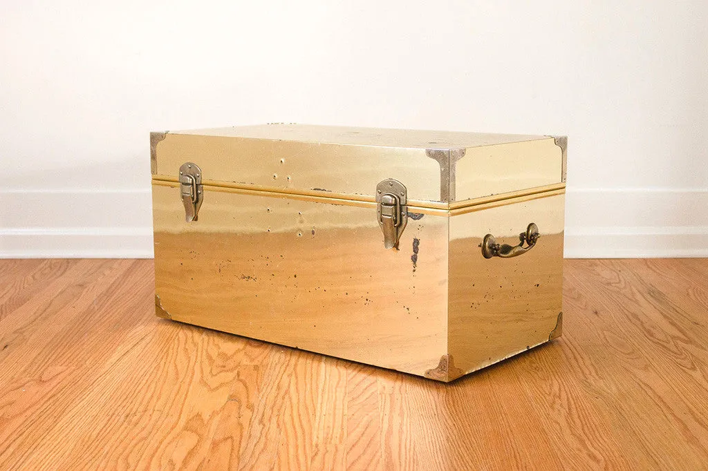 Brass Trunk Coffee Table