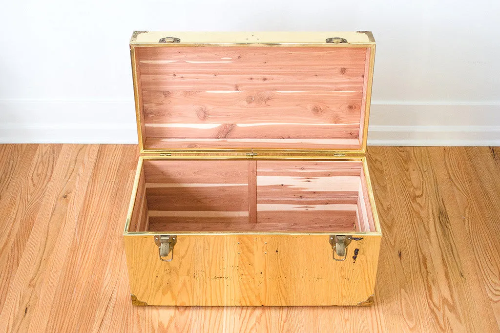 Brass Trunk Coffee Table