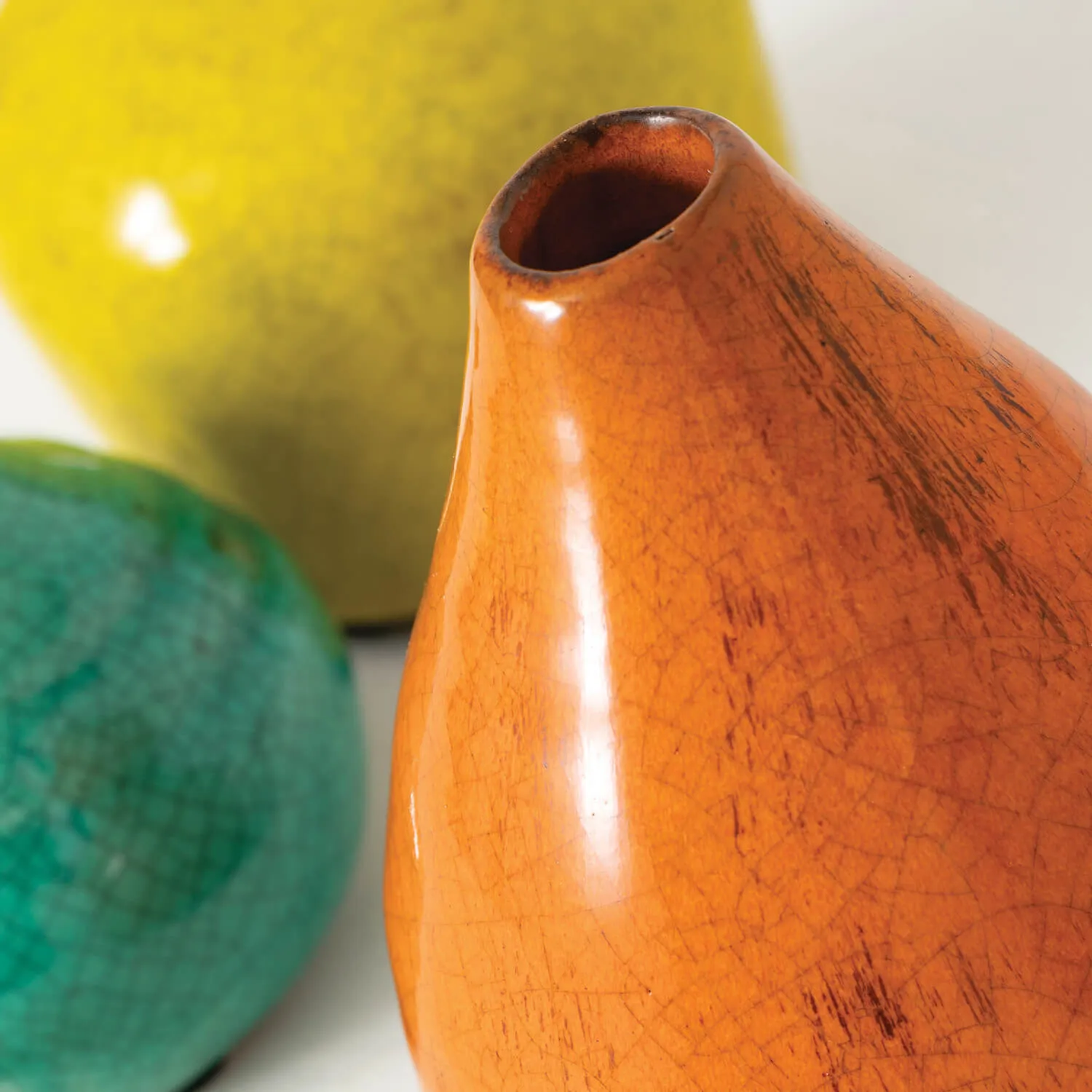 Bright And Colorful Bud Vases, Set of 3