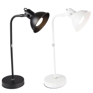 Bright Star Lighting TL185 BK LED, Metal Desk Lamp with Rotatable Head