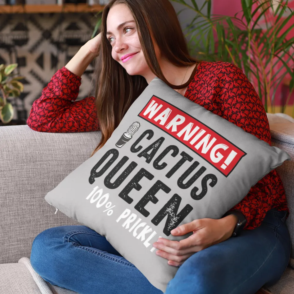 Cactus Queen 100% Prickly Gardening Cushion