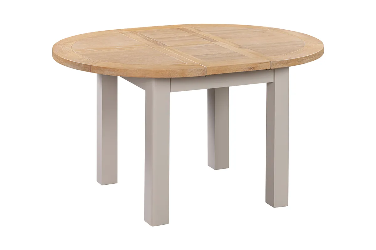 Camden Putty Round Extending Table 110-150