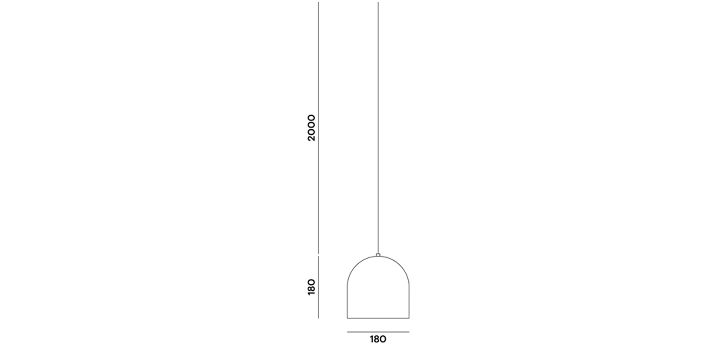 Campana Suspension - Brass Finish