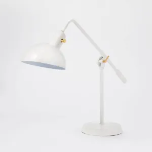 Cantilever Task Table Lamp (Includes LED Light Bulb) White - Threshold™ Designed