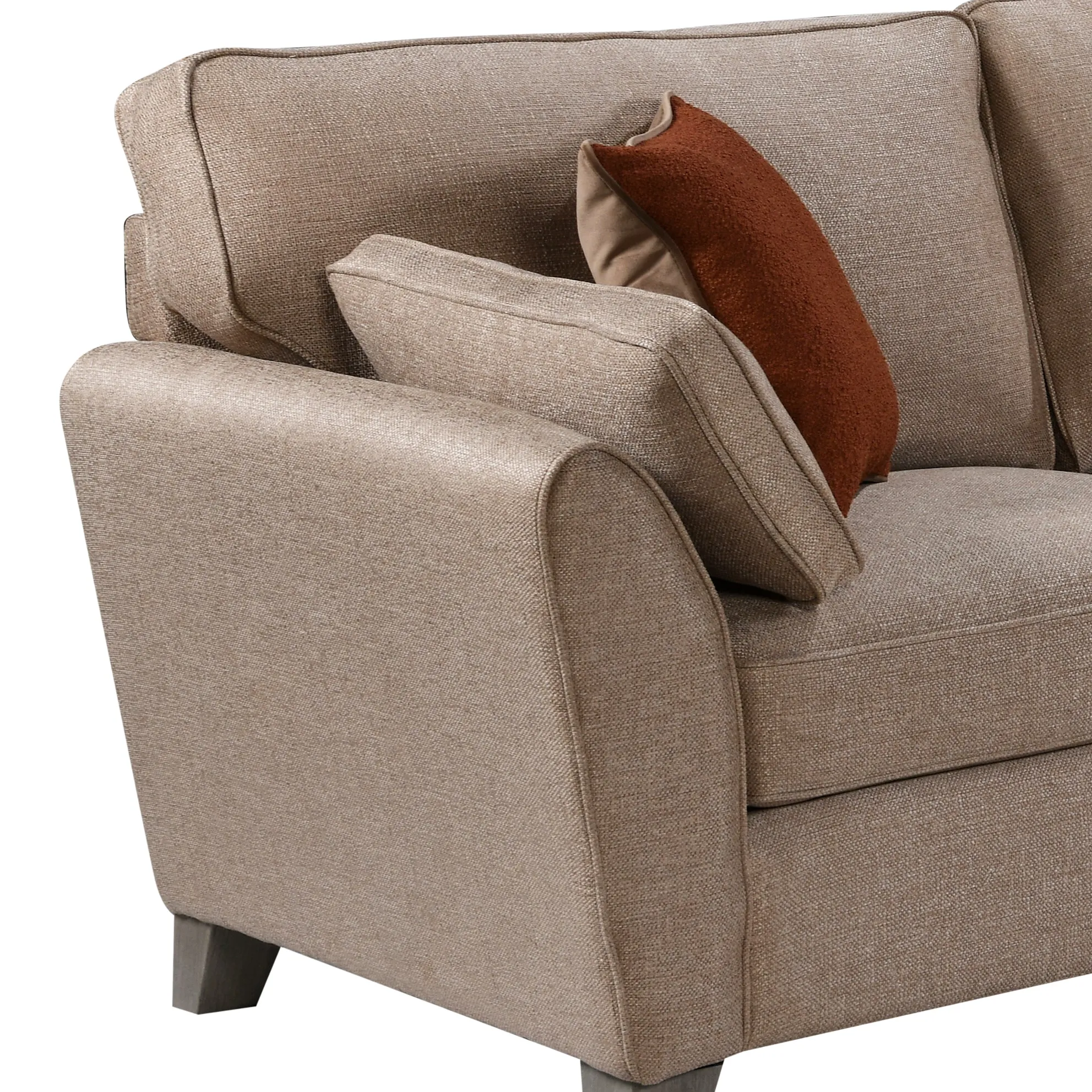 Cantrell Corner Sofa Biscuit RHF
