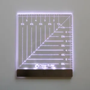 Carolina Moore Glow Ruler 6in
