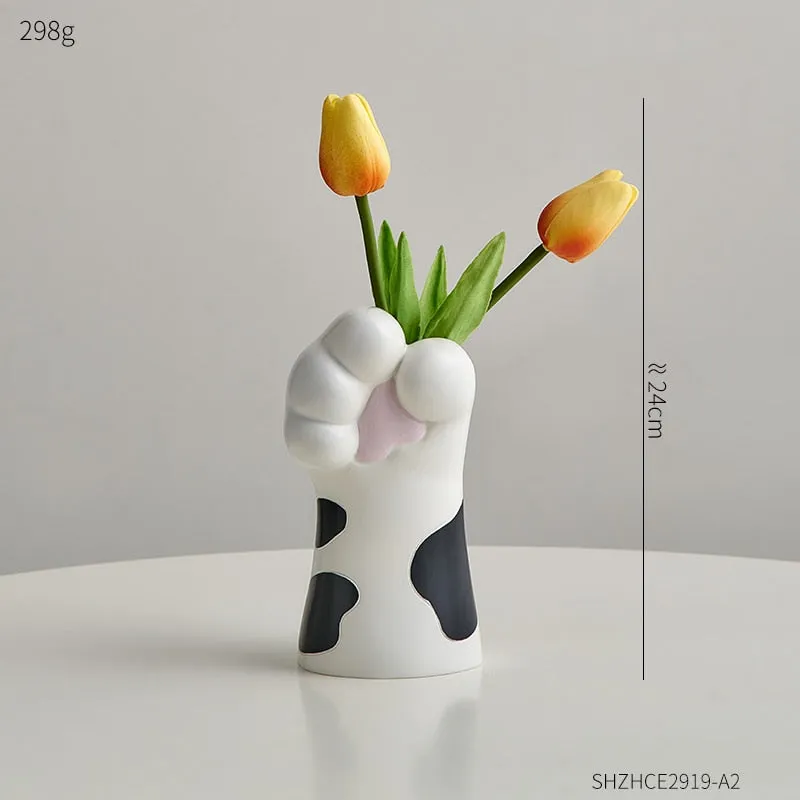Cat Paw Vases