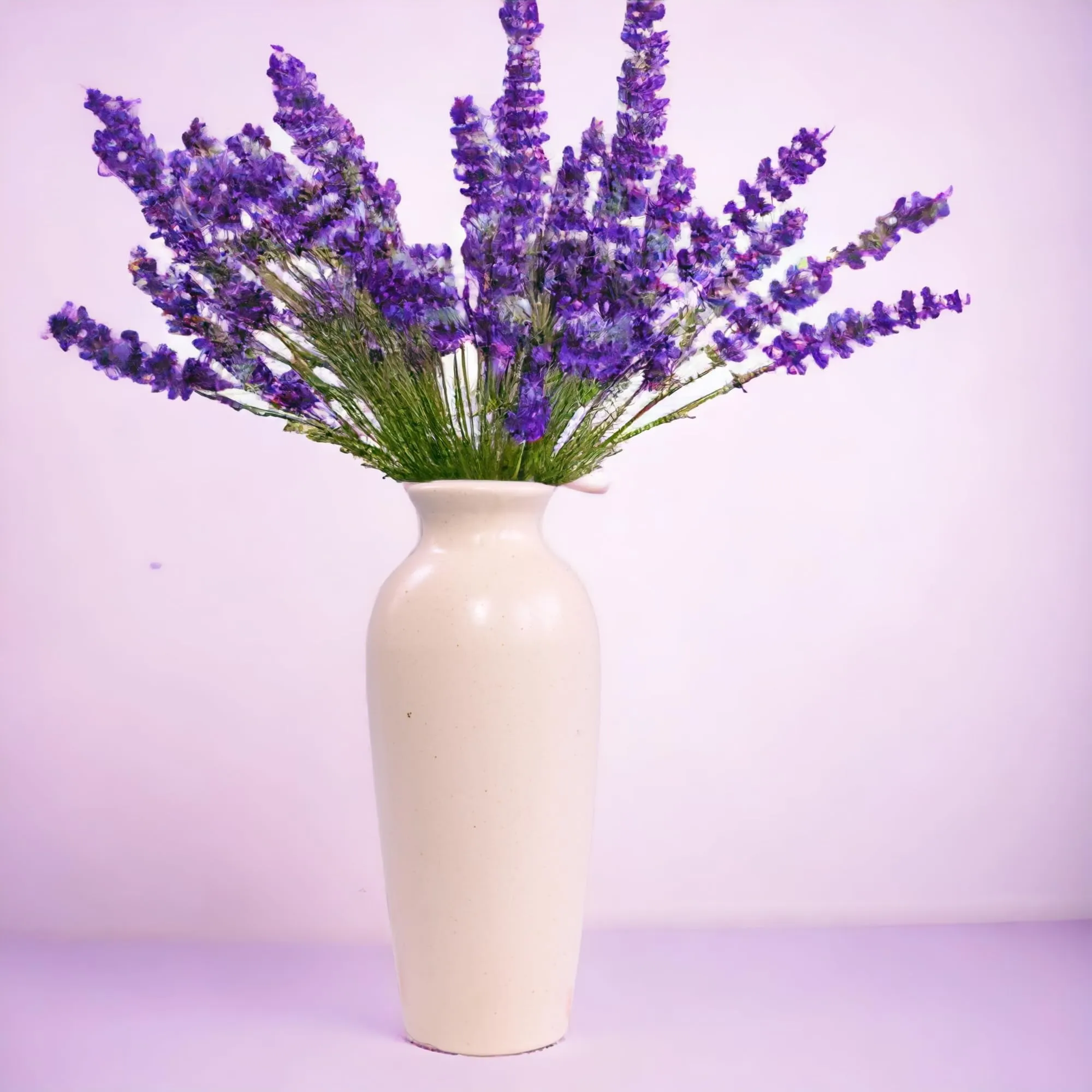 Ceramic Flower Vase for Home Décor (10 x 4) Inches Ceramic Vase Pot Centrepiece Floral Vase for Living Room Home Cafés & Office