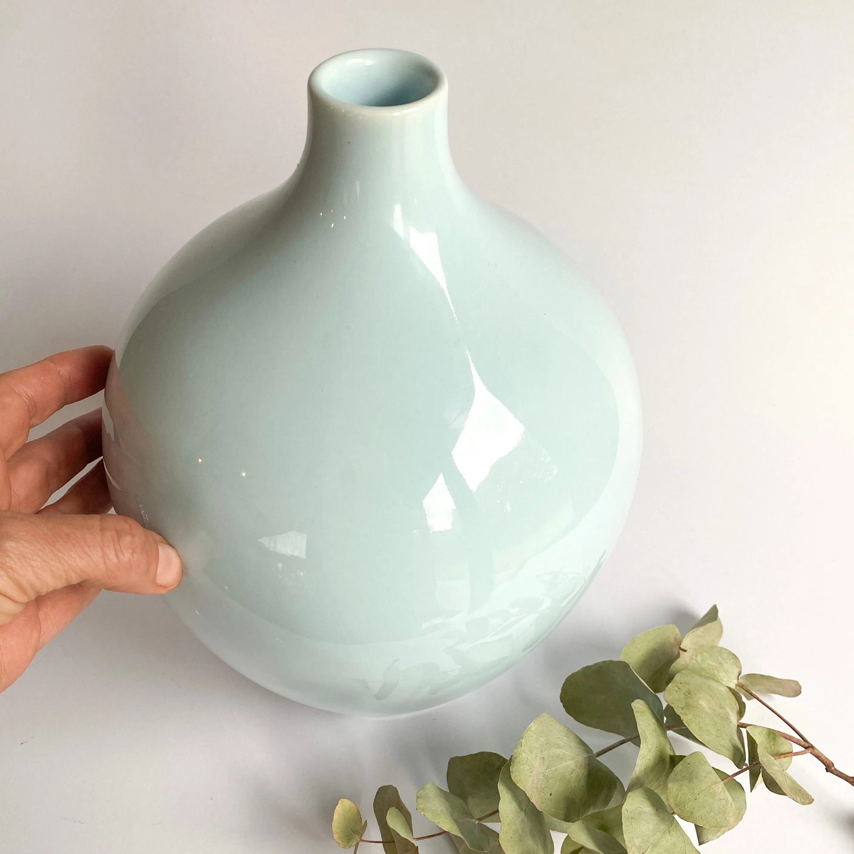 Ceramic Vase - Baby Blue