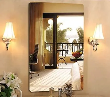 Cheval Glass Frameless Rectangular Wall Mirror 16 x 22 Inches | Dressing Mirrors | Long Mirrors