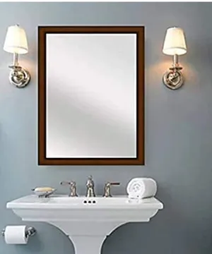 Cheval Glasses Multi Color Wood Framed Elegant Rectangle Shaped Wall Mirror Size 16 X 20 Inches