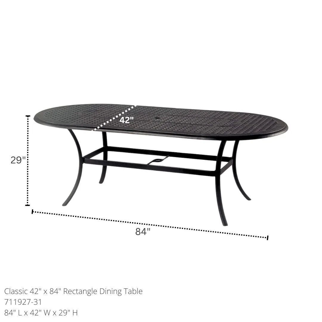 Classic 42" x 84" Oval Table