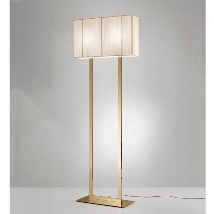 Clavius Pt Floor Lamp From Axolight With Silk Shades