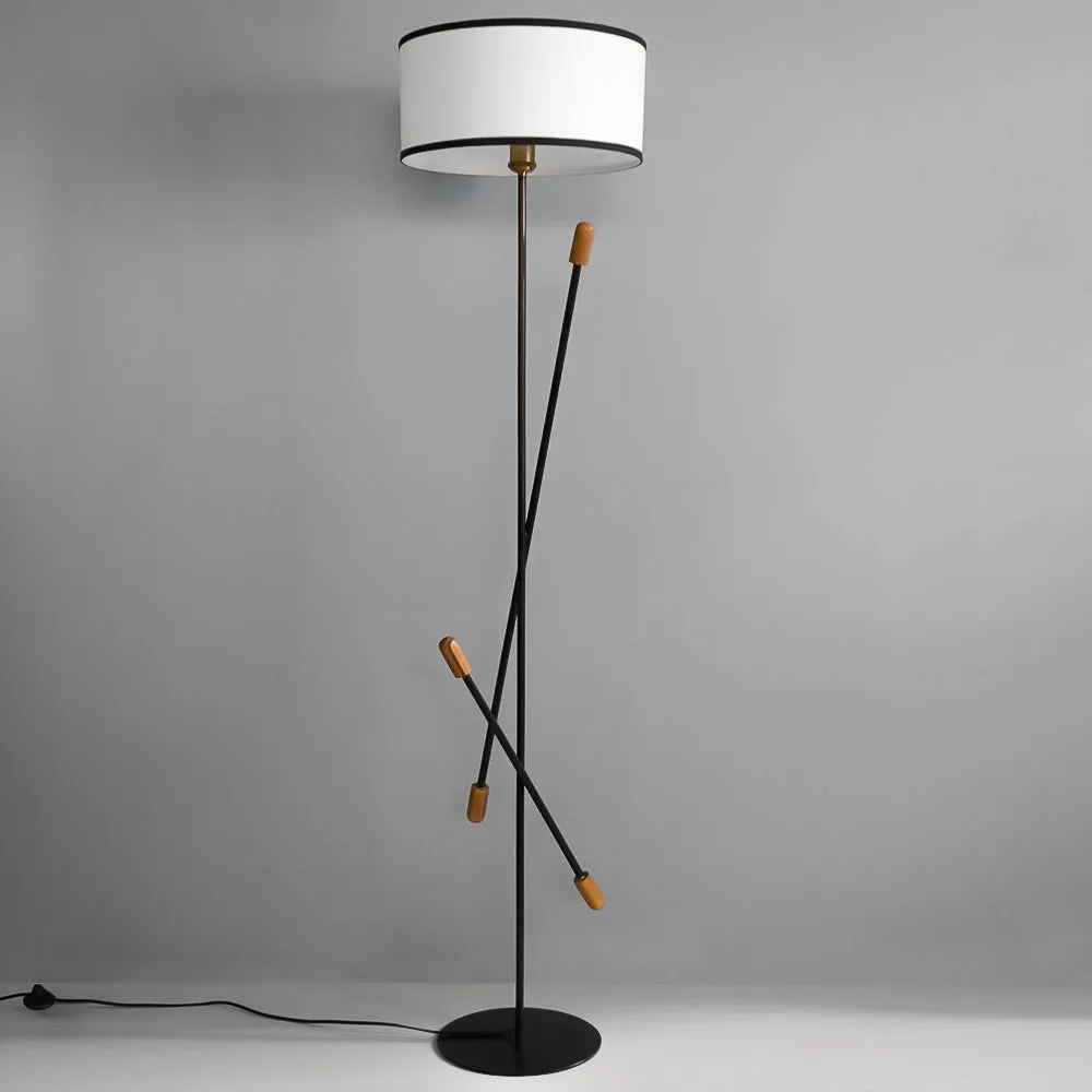 Clf111 Teak Bud Floor Lamp