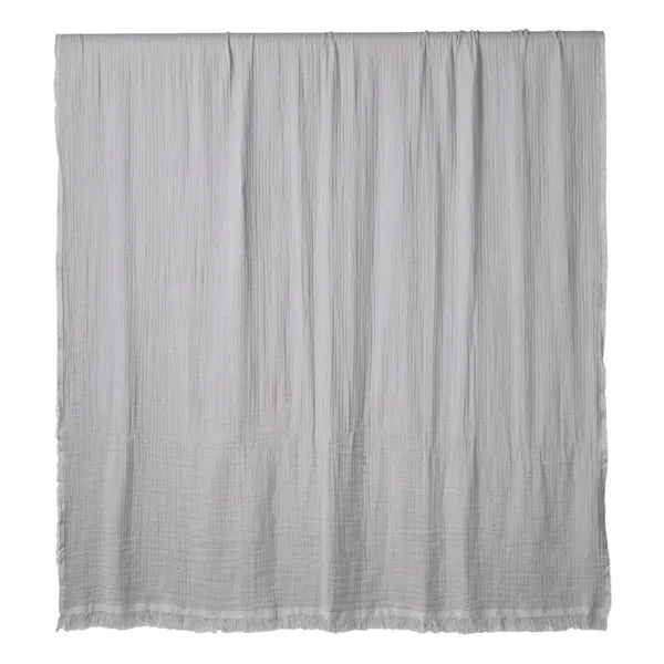 Coastal Cotton Throw - 130 x 170cm - Grey