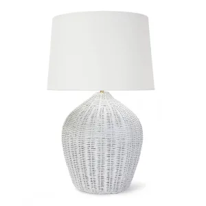 Coastal Living Georgian Table Lamp White