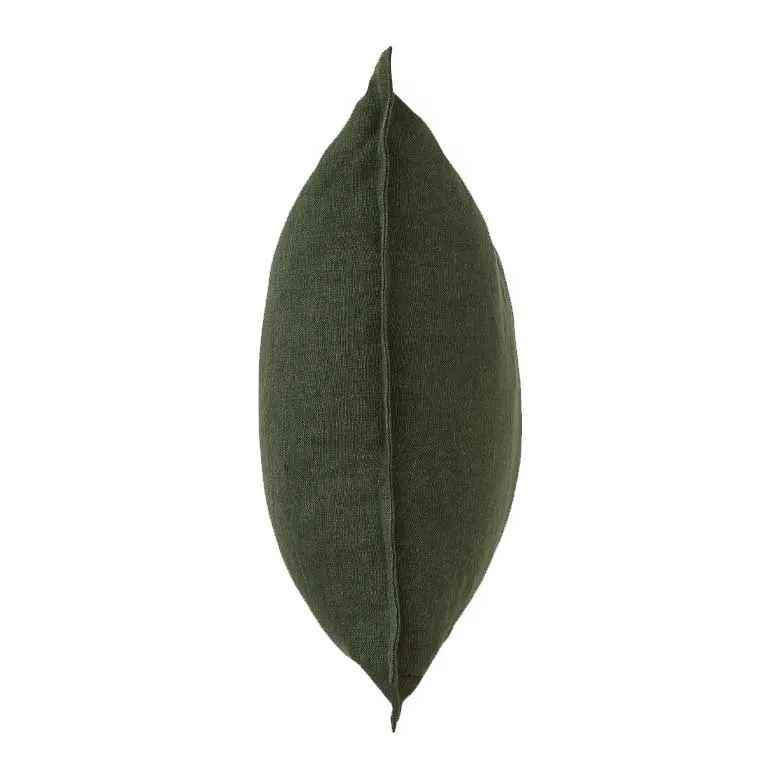 Como Lumbar Linen Cushion - Khaki