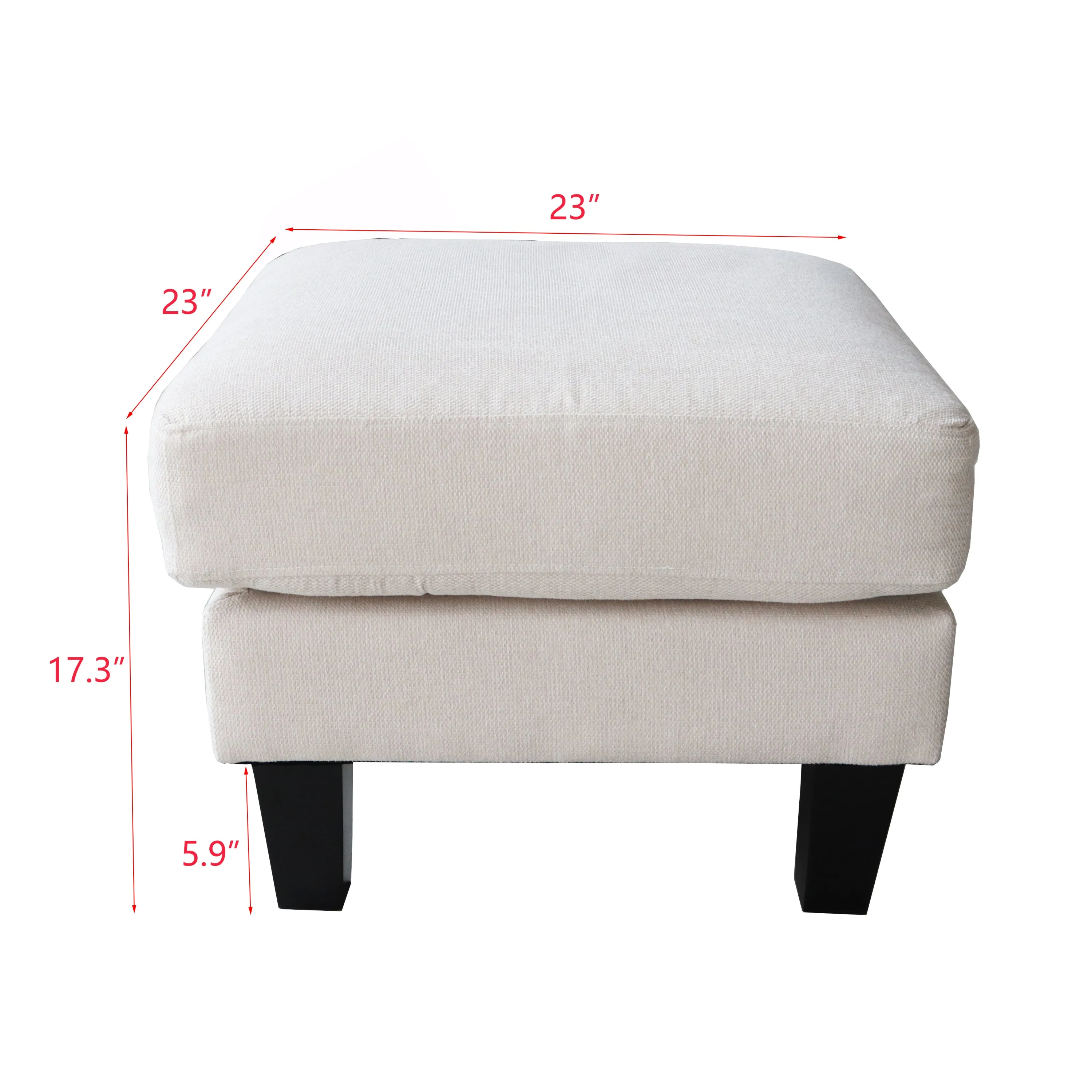 Cozy Rest  Ottoman - Beige
