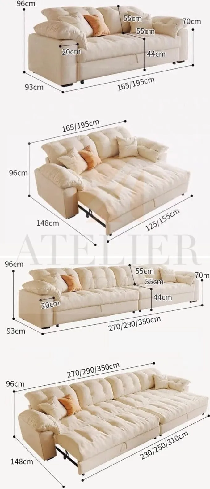 Craig Scratch Resistant Sofa Bed
