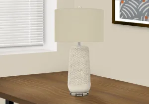 CremeGlow Table Lamp - Contemporary Lighting, 31"H