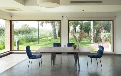 Crossfire Dekton Extending Dining Table